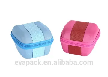 Fashion EVA Carbon Fiber zipper Watch Case