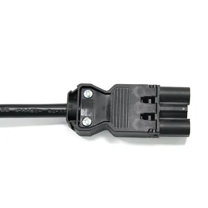 AU Socket Plug to Wieland connector cable assembly