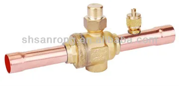 Refrigeration SR Ball Valves with testing hole