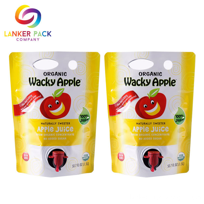 Brc Stand Up Juice Plastic Bag With Spout