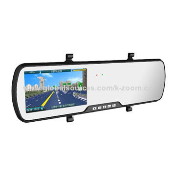 Rear-view Mirror DVR, Full HD 1080P, 120 Degree View Angle