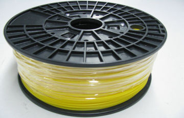 Yellow Durable 3d Printer Abs Filament Roll 1.75mm , Grade A