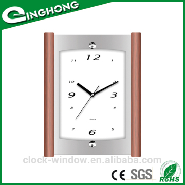 Simple and stylish pendulum wood wall clock