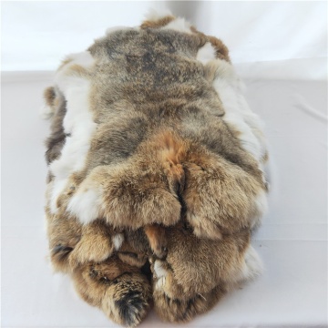 Rabbit Skin Fur Pelt Tanned Domestic Rabbit Hide