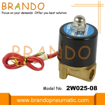2W025-08 1/4'' NC Brass Solenoid Valve DC24V AC220V