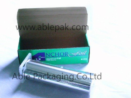 household aluminium roll packing with knife for food