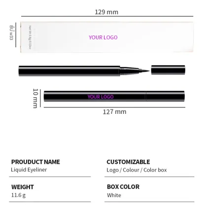 Wholesale Black Brown Waterproof Liquid Eyeliner