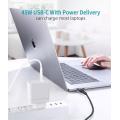 GAN 45W USB C کوئیک چارج ایل ای ڈی لائٹ