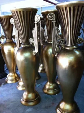 modern resin vase art hotel decoration