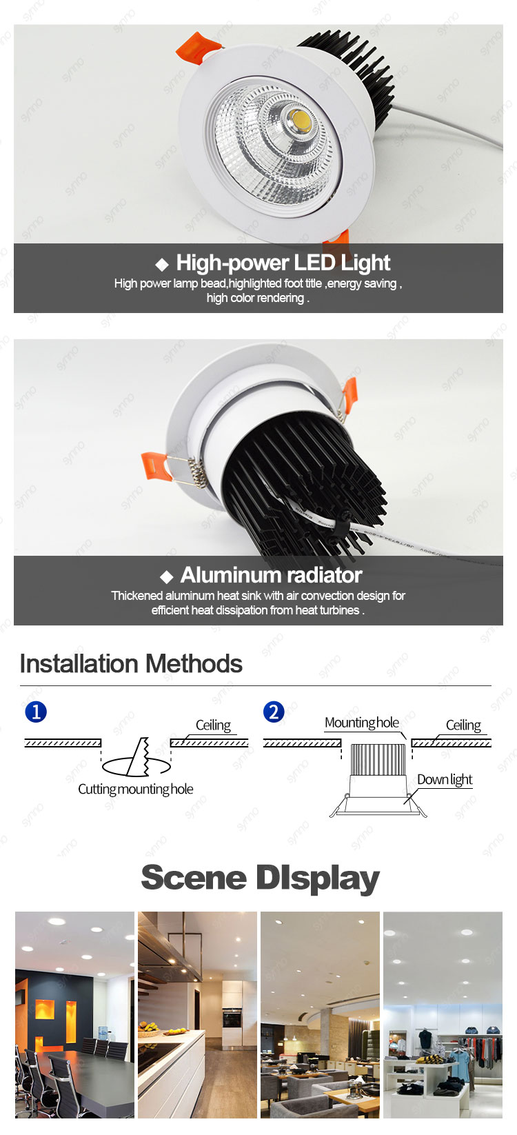 Ceiling Recessed Downlight