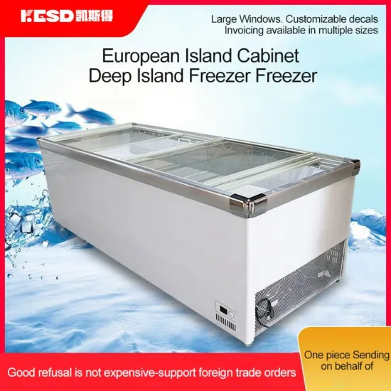 High Quality Supermarket Ice Cream Display Freezer Showcase Commercial Refrigerator Ice Cream