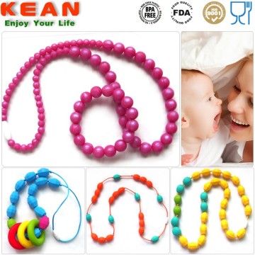 High Quality Silicon Necklace Teething Necklace