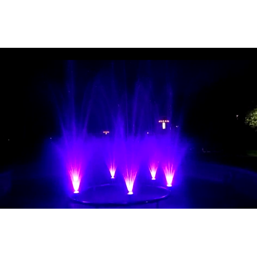 Ороиши боғи боғи Данделион Фонтсерт бо намоиши мусиқӣ