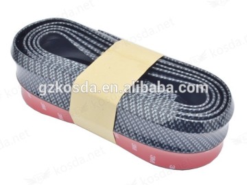 Universal Car Bumpers Lip Skirt Rubber, Carbon Lip Rubber Protector