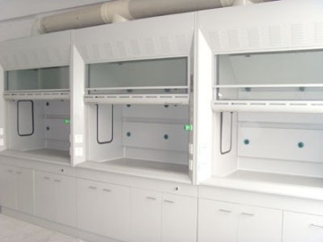 stainless steel fume hood