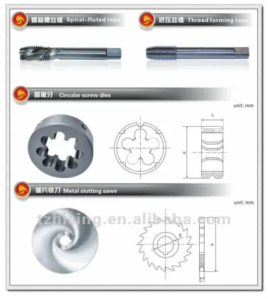 Spiral Fluted Taps/Thread forming taps