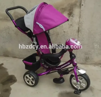 children bike with umbrella tricycle kids plastic & metal baby tricycle