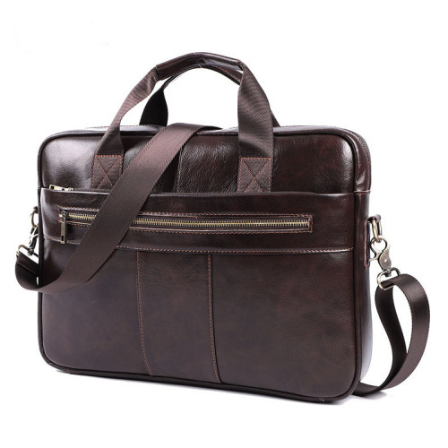 High Quality Fashion Man Genuine Leather Briefcases