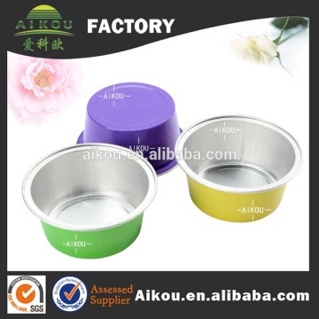 Outdoor camping disposable aluminum foil peanut butter container/Jar