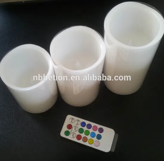 paraffin candle real wax flameless remote control candles Color Changing led Candle with Remote Control led candle lights
