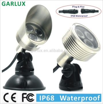 12v 8 watt garden led light ip68 waterproof underwater light pond lighting