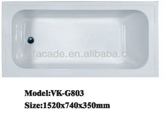 Ceramic Hydromassage Bathtub VK-G803