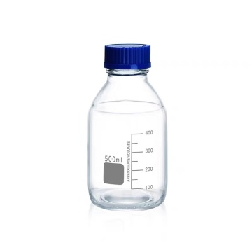 Clear Glass PP Screw Cap Reagent Bottle 250ml