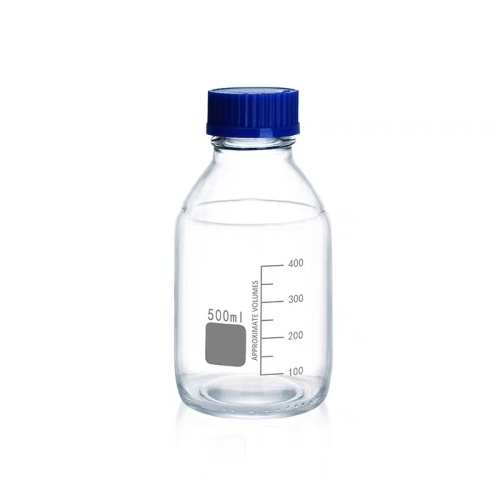 Clear Glass PP Screw Cap Reagent Bottle 250ml