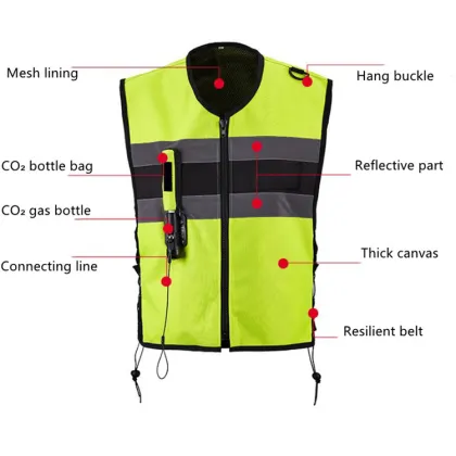 Motorcycle Airbag Vest - Protective Moto Racing Air Bag System