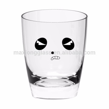 Machine made Water cup sad face