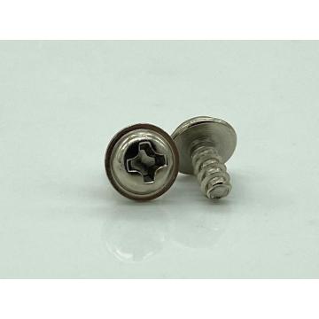 Cross recessed pan screws with washer ST2.9*6