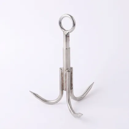 Good Design Boat Bruce Stainless Steel Triangle Anchor with Fish Hook