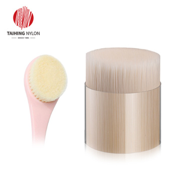 PET tapered brush bristle for body cleaning brush