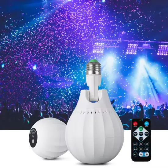 RGB LED Magic Ball E27 Disco Party Light Bulb