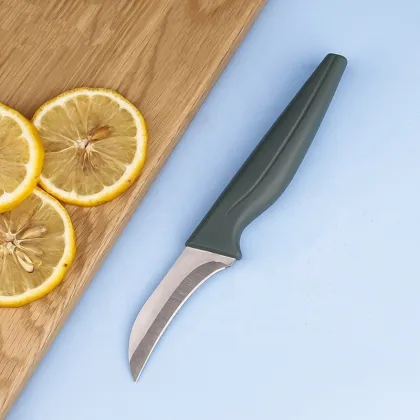 High-Quality Small Fruit Knife with Plastic Handle and Eagle Design