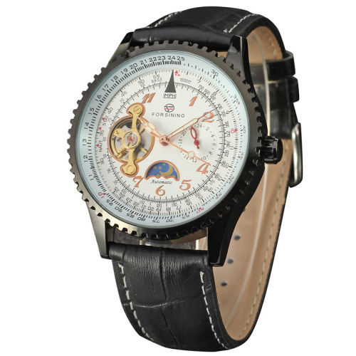 3 atm waterproof alloy stainless mechanic watch