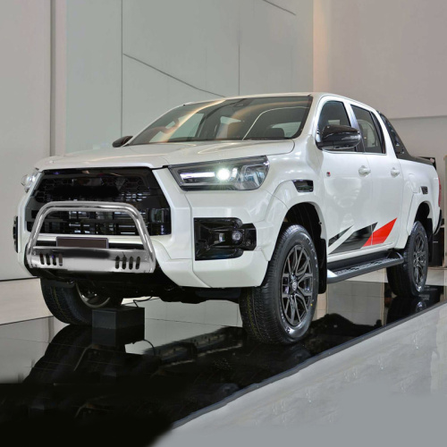 Iron U-shaped front bumper with baffle
