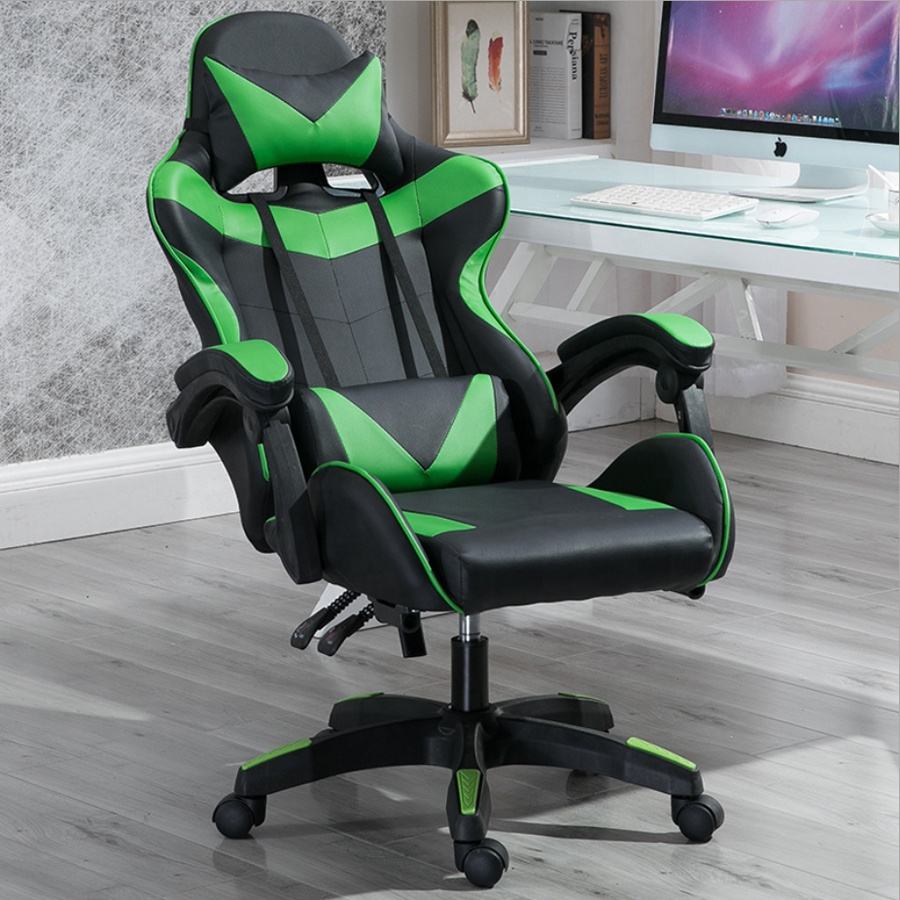 Ergonomic Gaming Chair with Footrest