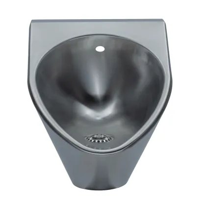 Wall hung stainless steel urinal