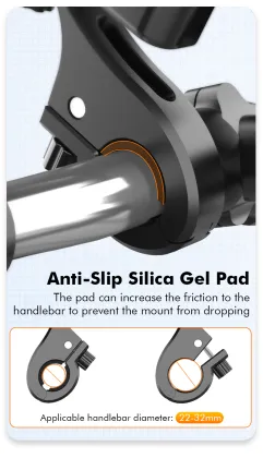 Twist Handlebar Cycling Phone Holder: Secure Bike Cell Phone Mount