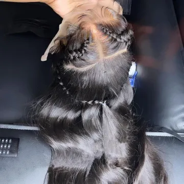 Yeswigs Cheap Raw Indian Virgin Straight Human Hair Transparent Lace Frontal Wig Vendor HD Full Lace Front Wigs For Black Women