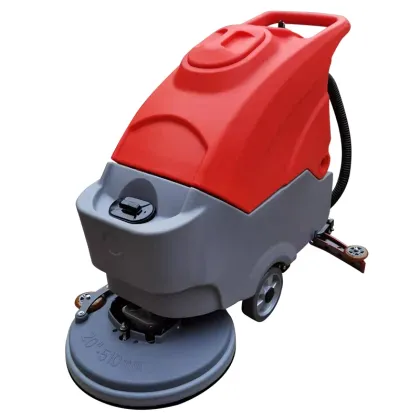 Hand Push Scrubbing Machine - Workshop Floor Scrubber