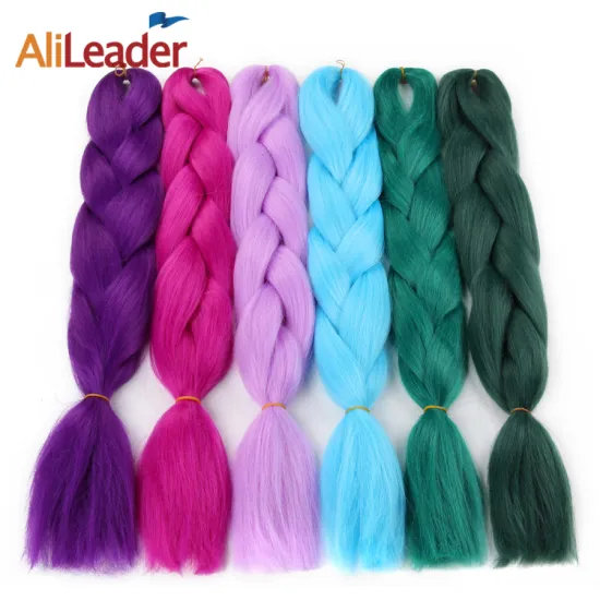 AliLeader Synthetic X pression Pure Color Braiding Hair For Hair Extension