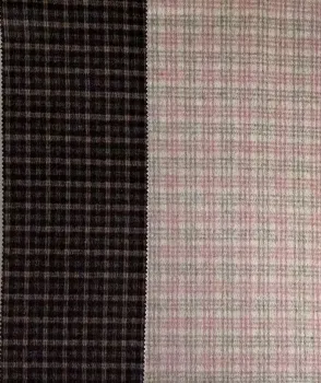 Woven wool plaid suit fabric