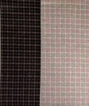 Woven wool plaid suit fabric