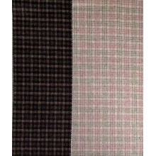 Woven wool plaid suit fabric