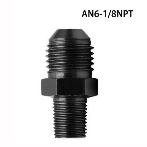 1/4npt a 6 y brote macho an6 accesorio recto