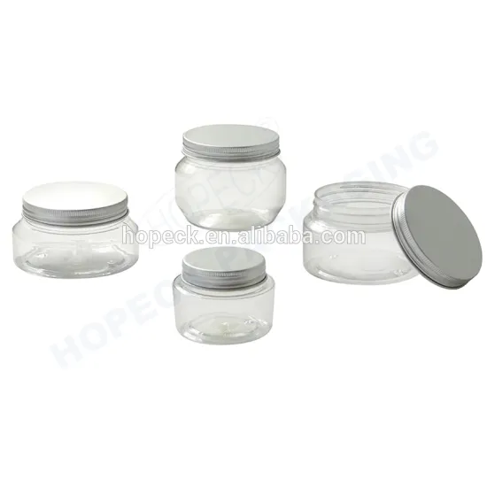 alu cap round shape PET jar