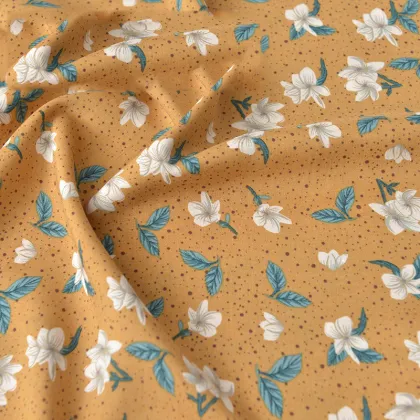 Liberty London 100% Rayon Fabric Dress Shirt with Digital Printing