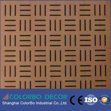 perforated wooden acoustic panel made in shanghi of China